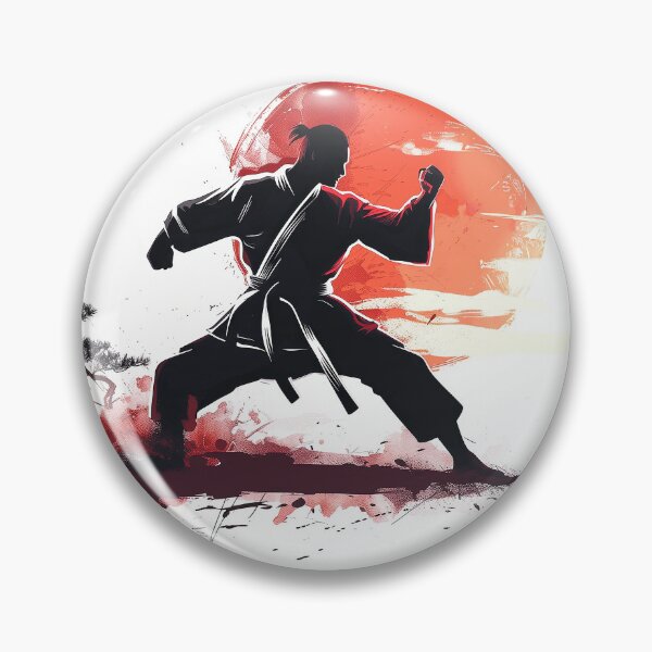 Item preview, Karate positions in front of the rising sun designed and sold by ForNext.