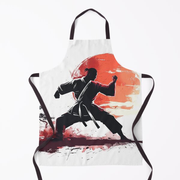 Item preview, Karate positions in front of the rising sun designed and sold by ForNext.