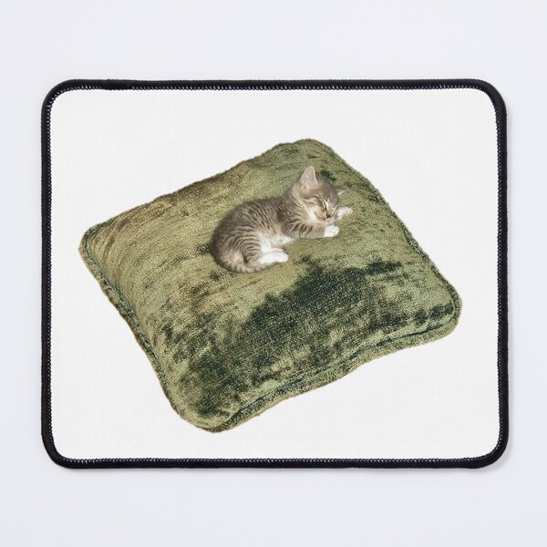 Item preview, Kitten sleeping on pillow designed and sold by observation.
