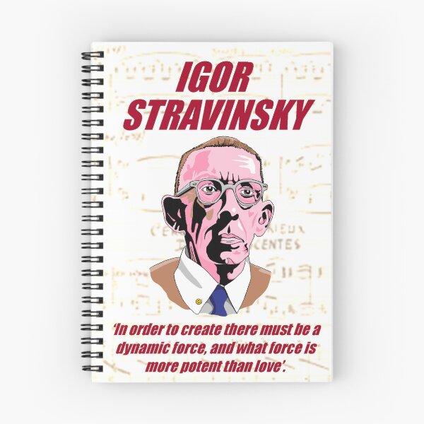 Item preview, Stravinsky Music Quote designed and sold by TheatreOfMusic.