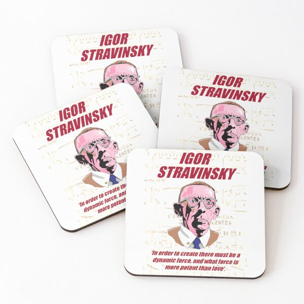 Item preview, Stravinsky Music Quote designed and sold by TheatreOfMusic.