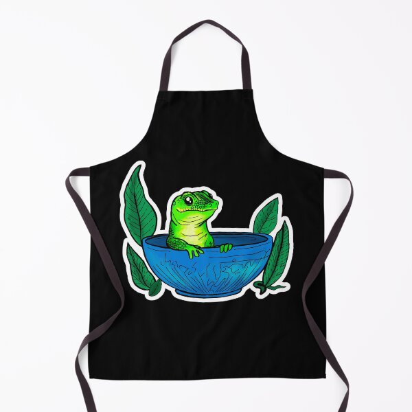 Item preview, Hungry Lizard Got Diner Vegan Diet Green designed and sold by BeataY6Art.
