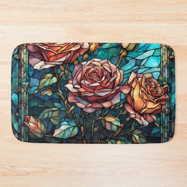Item preview, Stained Glass Roses designed and sold by ChanceTwoArt.