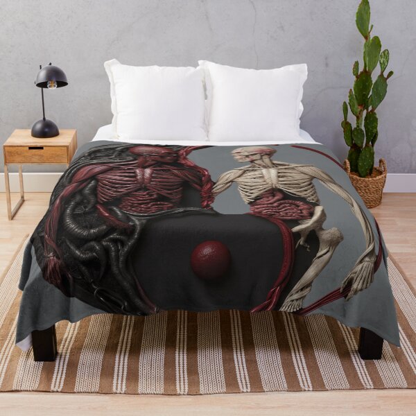 Vista previa del artículo con la obra «Yin Yang humano», diseñado y vendido por SmallOwlDesign.