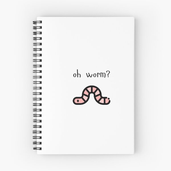Item preview, oh worm? (pink worm) designed and sold by tinks-ts.