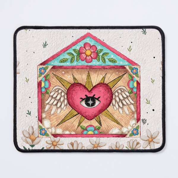 Item preview, Heart with wings, spiritual eye designed and sold by Reyko-ART.