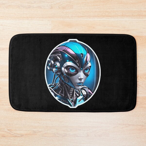 Item preview, Blue Alien Humanoid Robot designed and sold by TheArtOfPat.