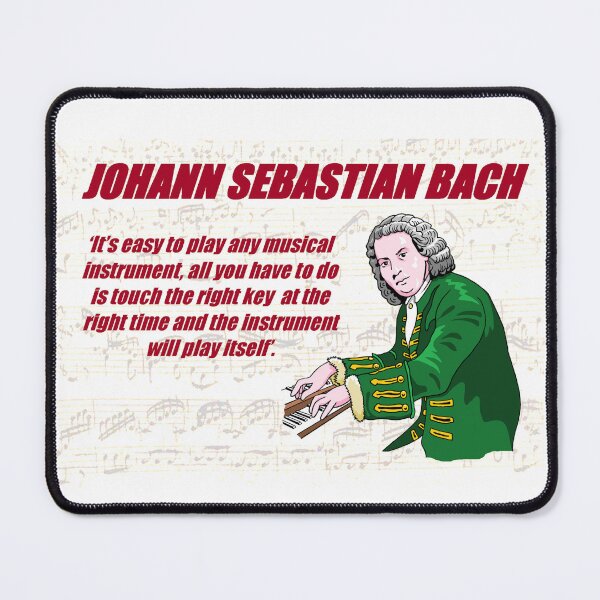 Item preview, Bach Music Quote designed and sold by TheatreOfMusic.