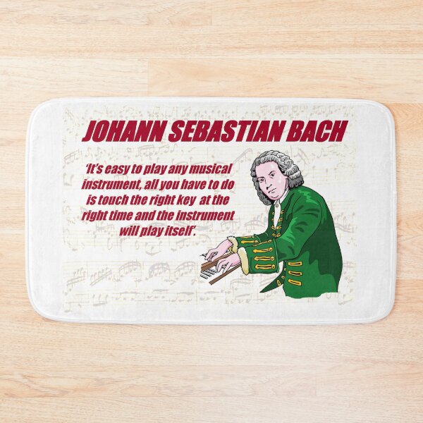 Item preview, Bach Music Quote designed and sold by TheatreOfMusic.