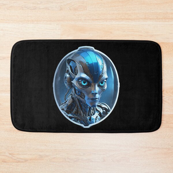 Item preview, Blue Alien Humanoid Robot designed and sold by TheArtOfPat.