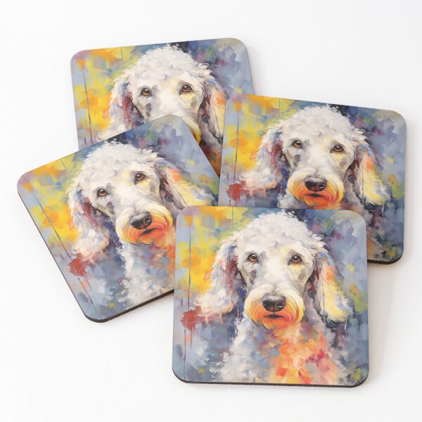 Item preview, Stylized Portrait of a Bedlington Terrier designed and sold by Samuelsboro.