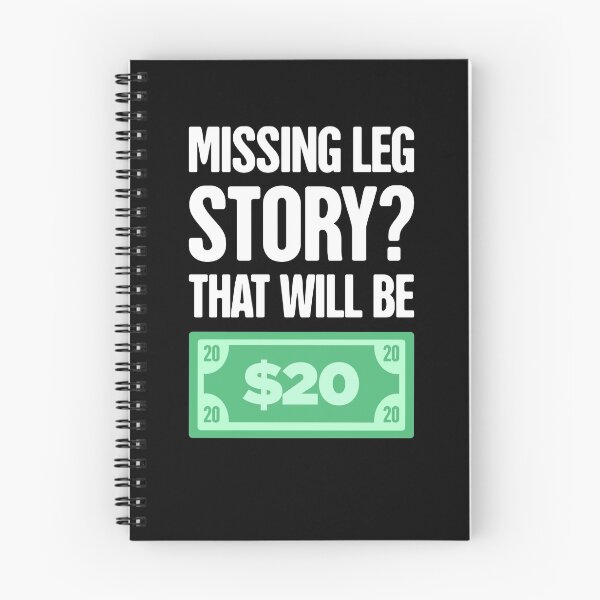 Item preview, Funny Missing Or Amputated Leg Amputee designed and sold by Jam Jar.