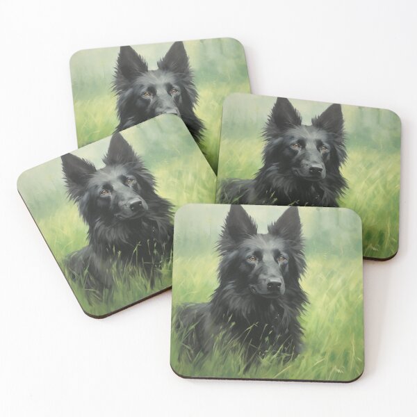 Item preview, Portrait of a Belgian Sheepdog designed and sold by Samuelsboro.