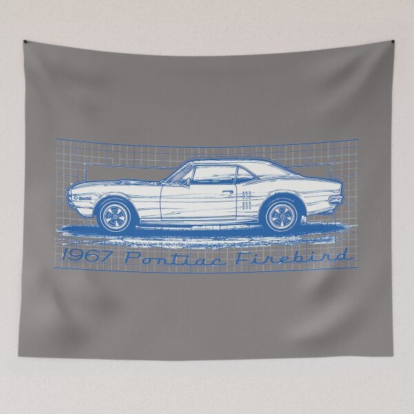 Item preview, Vintage 1967 Pontiac Firebird Blueprint designed and sold by pokedez.