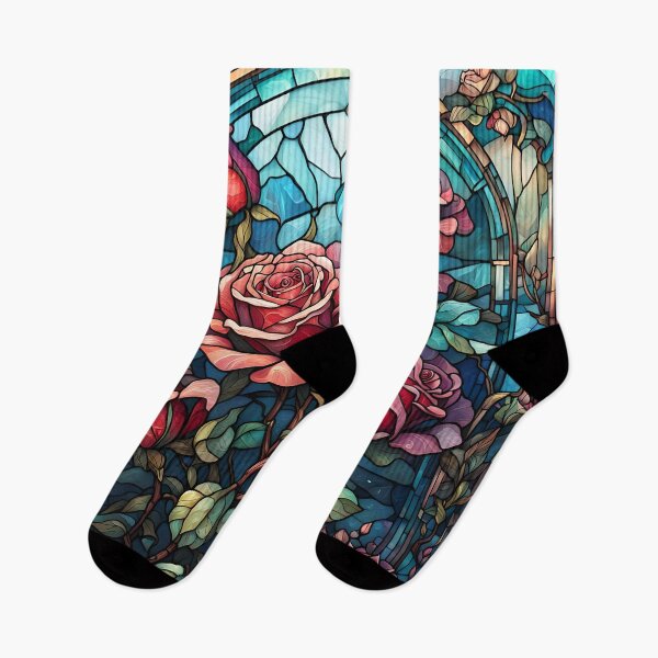Item preview, Stained Glass Roses designed and sold by ChanceTwoArt.