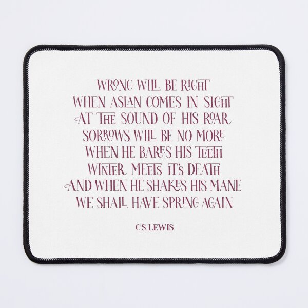 Item preview, When Aslan Comes in Sight designed and sold by chloeplumridge.