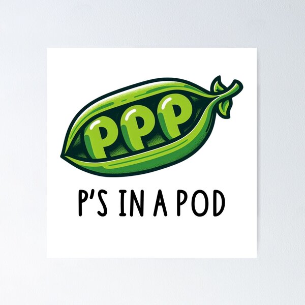 Item preview, P's in a pod designed and sold by itgonbebiblical.