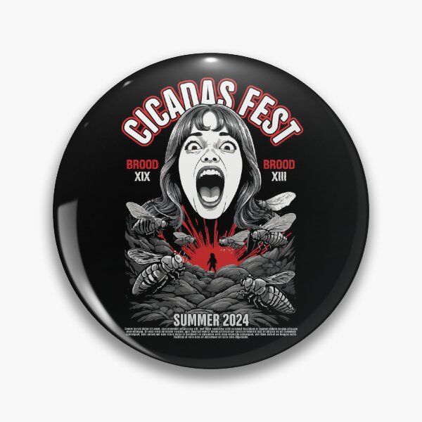 Item preview, Cicadas Fest Cicada Broods XIII & XIX Summer Swarm 2024 Tour designed and sold by GravitiTees.
