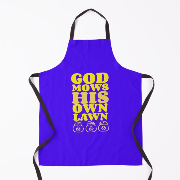 Item preview, God mows his own lawn designed and sold by Redlimetshirts.