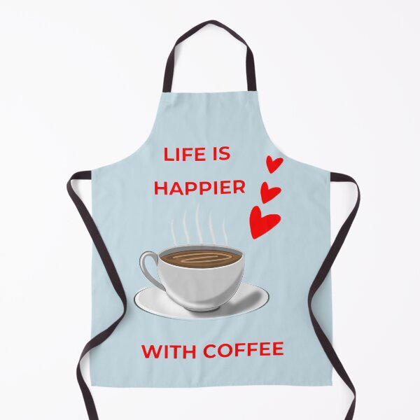 Item preview, Life is happier with coffee designed and sold by CFatouchArts.