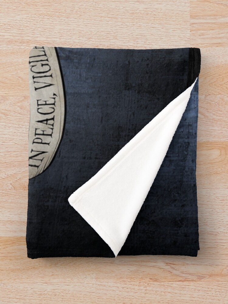 Thumbnail 3 of 6, Throw Blanket, Dragon Age: Grey Warden Motto designed and sold by ArcaneFeathers.
