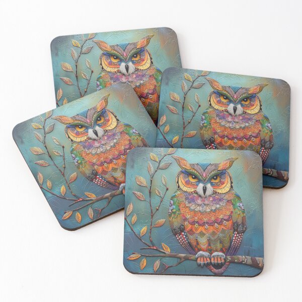 Item preview, Beautiful Owl, Feathered Wisdom designed and sold by Ellimade.