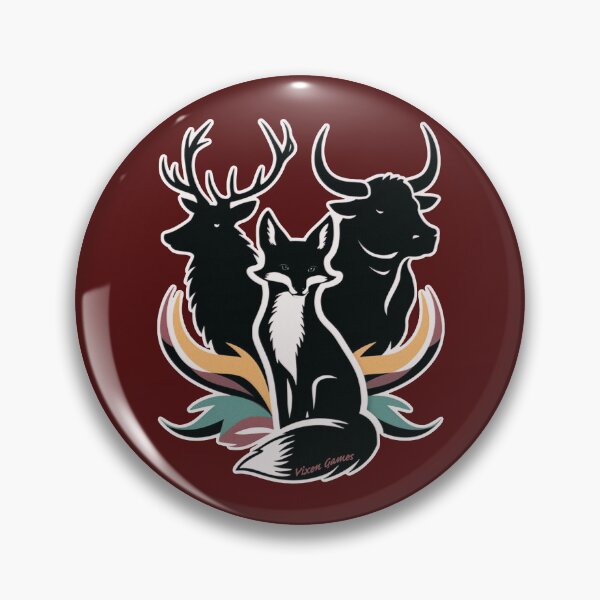 Item preview, Vixen with her stag and bull silhouette  designed and sold by Vixen-Games.
