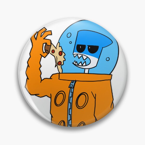 Item preview, LandShark eating a pizza designed and sold by L4ndSh4rk.
