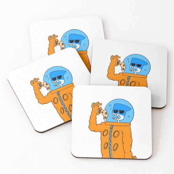 Item preview, LandShark eating a pizza designed and sold by L4ndSh4rk.