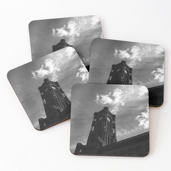 Item preview, The Black and White Rotes Rathaus designed and sold by PandFGalleries.