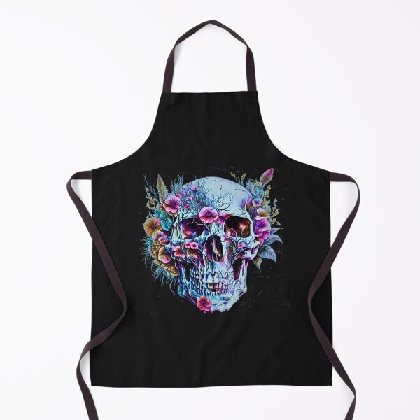 Item preview, Blue Floral Skull designed and sold by Art-home12.