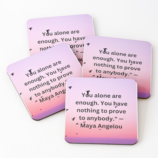 Item preview, Self love quote Maya angelou designed and sold by socrazy3.
