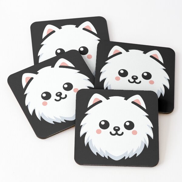 Item preview, Cute White Pomeranian designed and sold by BluRockDesigns.
