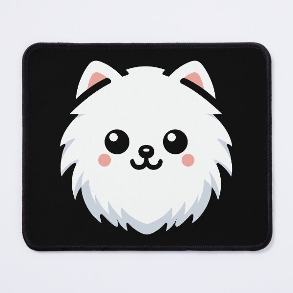 Item preview, Cute White Pomeranian designed and sold by BluRockDesigns.
