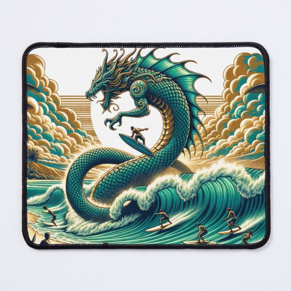 Item preview, Surfing Sea Serpent designed and sold by Shipwrecked2020.