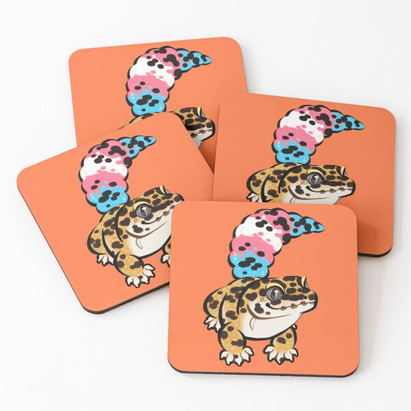 Item preview, Leopard Gecko Pride: Transgender designed and sold by catdoq.