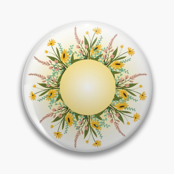 Item preview, Círculo de flores soleadas designed and sold by Fadastic.