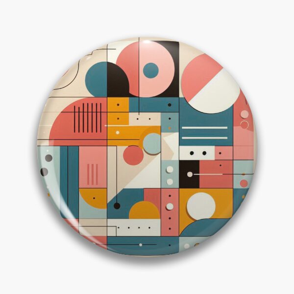 Item preview, Colorful Minimalist Geometric Contemporary Art designed and sold by EsenciaPura.