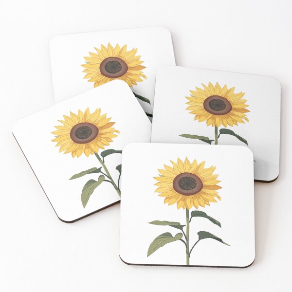 Item preview, Vibrant Sunflower - High-Quality Digital Illustration for Art Prints and Decor designed and sold by YWY Studio.