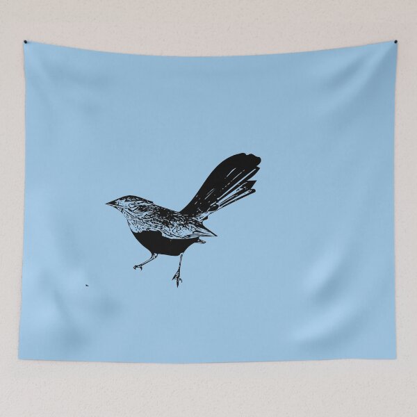 Item preview, Willie Wagtail Black Design  designed and sold by designsasstultd.