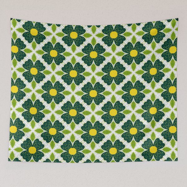 Item preview, Green Floral Harmony designed and sold by Larify.