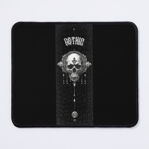 Item preview, Gothic, monochromatic gothic skull logo designed and sold by silent-violin.