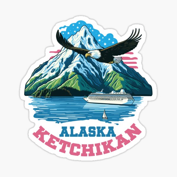 Artikel-Vorschau von Ketchikan, Alaska, designt und verkauft von JessArty ⭐⭐⭐⭐⭐.
