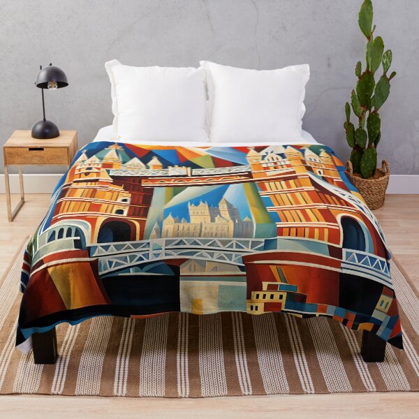 Item preview, Cubism. London Tower Bridge with the river Thames designed and sold by Coolparrotgirl.