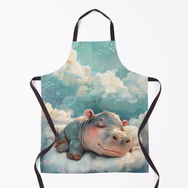 Item preview, Sleeping Hippo in the Clouds designed and sold by Brendon987.
