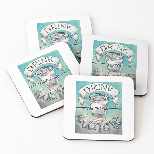 Item preview, Drink More Water designed and sold by ArtOfBianca.