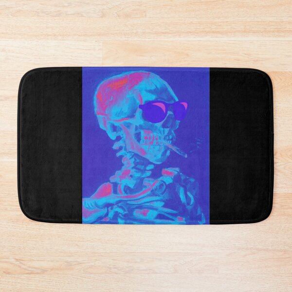 Item preview, Funny Skull Smoking With Sunglasses Parody Gift Van Gogh Design With Skull With A Burning Cigarette With Sunglasses And Thermal Vision Art designed and sold by Classic Visions Gallery.