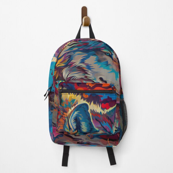 Item preview, Colorful Wolf: Trippy Psychedelic Picture, Retro Vintage designed and sold by Fantasy Masterpiece.