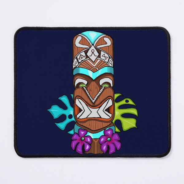 Item preview, Tribal Tiki Head Colorful Mask Totem designed and sold by JesterEffects.
