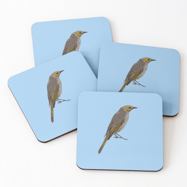 Item preview, White Plumed Honeyeater Color Design  designed and sold by designsasstultd.